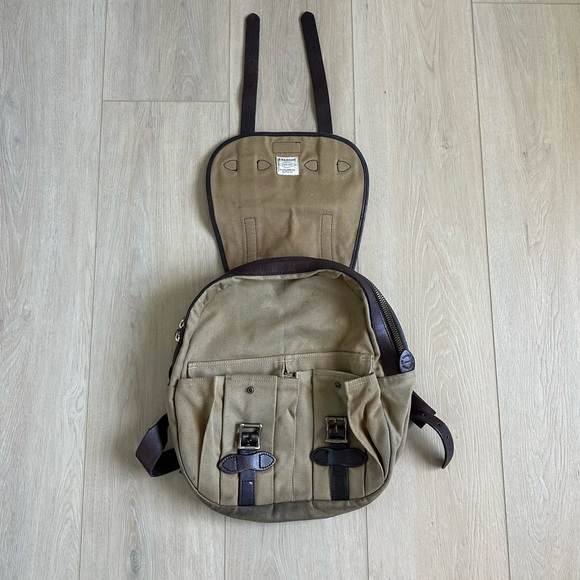 Filson Twill Rucksack Backpack. - Picture 2 of 8